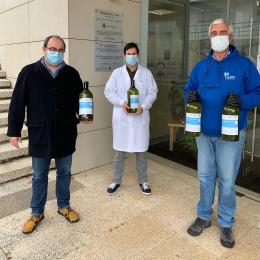 Junta de Freguesia e Rotary Club de Fátima entregam desinfetante a IPSS 