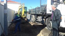 Obras no muro do Cemitério de Fátima para receber mural 