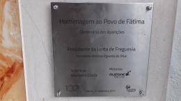 Mural de homenagem ao Povo de Fátima inaugurado 