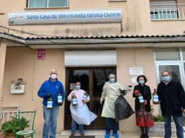 Junta de Freguesia e Rotary Club de Fátima entregam desinfetante a IPSS 